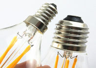 2700 - 6500k หลอดไฟ LED ในร่มหลอดไฟ LED Filament 270 องศามุมลำแสง