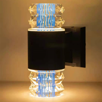 ไฟ LED ติดผนัง ABS 7w กลางแจ้ง CCT 3000k