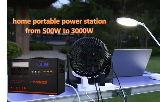 500w Solar Mobile Power Bank พลังงานสูง ขับเอง รถยนต์ ทำอาหาร 220v