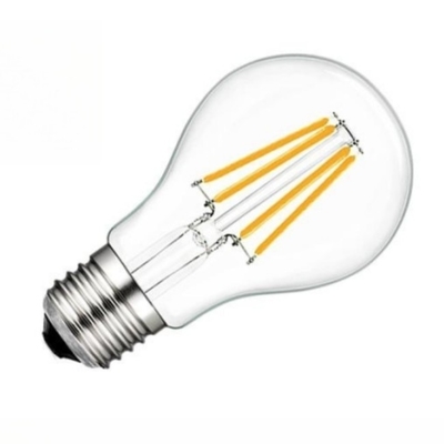 เป็นมิตรกับสิ่งแวดล้อม 4W CCT 2700K ถึง 6500k E27 ฐาน AC220-240V หลอด LED เส้นใย