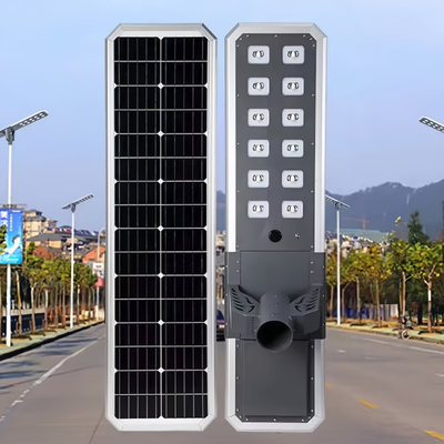 ตัดอัลลูมิเนียม Housing ทั้งหมดในแสงอาทิตย์หนึ่ง 80w 100w 120w สําหรับทางสูงหรือที่จอดรถ