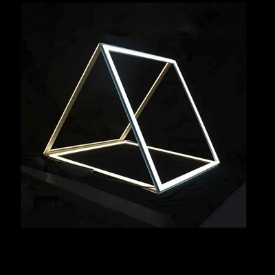 DIY Design 595x595 ไฟฟ้าด้านใน LED แผนกรอบไฟฟ้าสําหรับศูนย์การค้าสํานักงาน