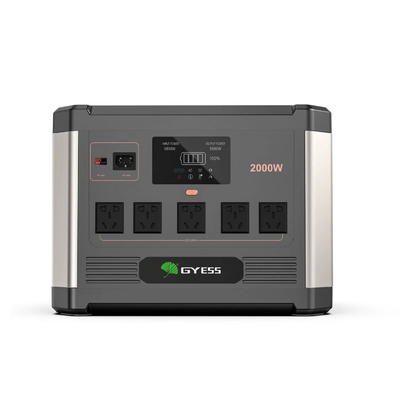 แหล่งจ่ายไฟรถยนต์ความจุสูง 2000w พร้อมวิธีการชาร์จหลายวิธี