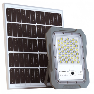คุณภาพสูง CCTV 100w 200w 300w 500w 800w แสงความปลอดภัยติดผนังด้วย 1440P กล้องสําหรับการใช้งานกลางแจ้ง