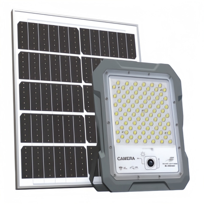 คุณภาพสูง CCTV 100w 200w 300w 500w 800w แสงความปลอดภัยติดผนังด้วย 1440P กล้องสําหรับการใช้งานกลางแจ้ง