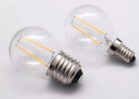 G45 หลอดไฟ LED Filament 4 วัตต์ E27 3300K การใช้พลังงานที่ต่ำกว่าแก้ว