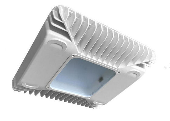 100W Surface Mount Canopy Lights ตัวเรือนโลหะสำหรับอาคารเป็นมิตรกับสิ่งแวดล้อม