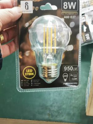 หลอดไฟ LED สไตล์แฟชั่น Filament AC 176V - 264V Long Life Design 30000 Hours