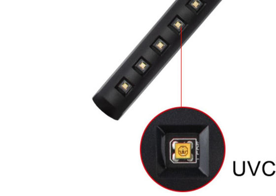 โคมไฟฆ่าเชื้อ UV อัจฉริยะสำหรับร้านค้าพร้อมขั้วต่อ USB สีดำ