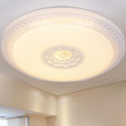 โคมไฟเพดานทรงกลม LED ในร่มติดตั้งไฟกลางคืน 24W และ 32W สำหรับห้องรับประทานอาหาร