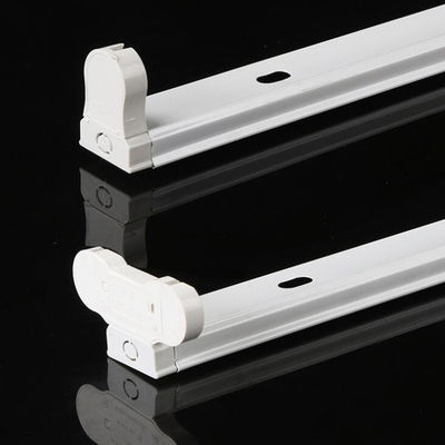 2FT, 4FT ผู้ถือโคมไฟหลอด LED หลอดเดียวหรือคู่ T8 รวมกรอบหลอด