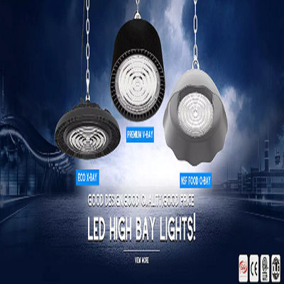 Dimmable Die-Cast Housing คลังสินค้าอลูมิเนียมโรงงานโคมไฟ โคมไฟ UFO Led High Bay Light