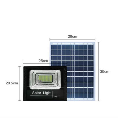 PVC Housing โคมไฟฟลัดไลท์พลังงานแสงอาทิตย์จาก 20W ถึง 220W สำหรับโคมไฟกลางแจ้ง