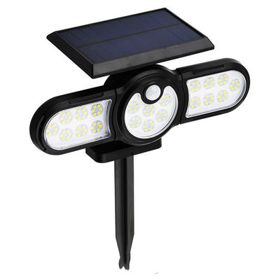 ภูมิทัศน์ Cri70 Pir Sensor Solar Light สำหรับ Yard Hotel