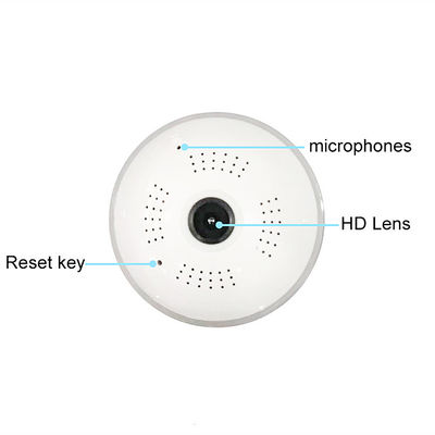 การรักษาความปลอดภัยภายในบ้าน 1080p กล้องซ่อนหลอดไฟในร่ม Wifi Wireless Baby Monitor สำหรับร้านค้าขนาดเล็ก