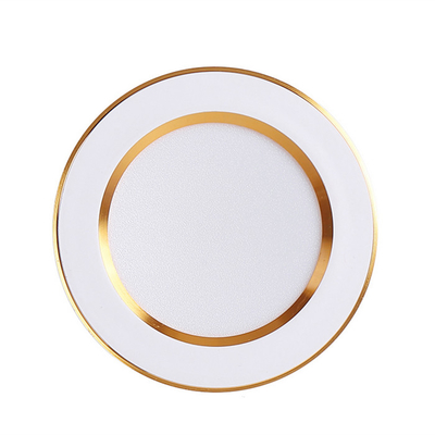 7w Led Round Panel Downlight Ac220-240v 7.5 นิ้วสำหรับบ้านโรงเรียนและโรงแรม