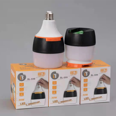 หลอดไฟฉุกเฉินแบบถอดได้ 30w กำลังสูง E27 Base Long Time