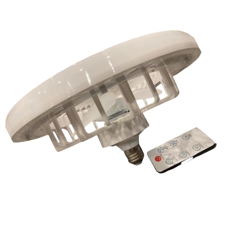 85-265V สํานักงานครัว 3 เกียร์ ความเร็วลมเพดาน Dimmable LED เพดานแฟนแสง